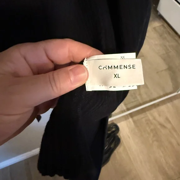 Commense Black Ribbed Knitwear - Picture 5 of 6